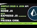 CRUD API USING EXPRESS JS AND PRISMA ORM NODE JS PRISMA ORM EXPRESS JS ONE-TO-MANY RELATION