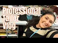 A day in the life of a tailor Seamstress at work Sewing Customs and Clothing Alterations Shop
