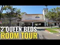 Days Inn by Wyndham Buena Park 2 Queen Beds Room Tour 316