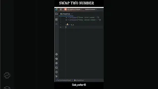 Python Program to Swap Two Numbers Without Using a Temporary Variable