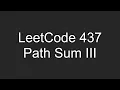 LeetCode 437 - Path Sum III