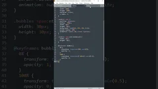 Bubble Animation With HTML CSS and JavaScript