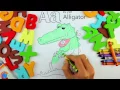 Letter A Coloring Pages - Alphabet Coloring Book