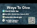 August 16 2026 Worship Service