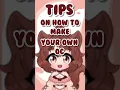Tips on how to make your own OC for those who struggle making one #art #digitalart #pngtuber #artist
