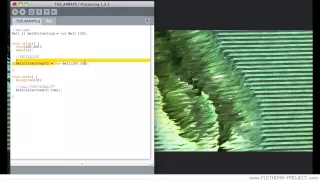 Processing Tutorial 08 - Arrays