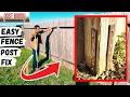How to Fix a Broken Fence Post in Under 15 Minutes Post Buddy
