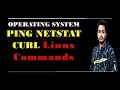 ping netstat curl Linux OS Commands