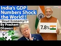Download Lagu INDIA'S GDP NUMBERS SHOCK THE WORLD | Trump's Dead Economy Jibe Falls Flat