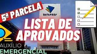 Oficial:  Dataprev liberando lista de aprovados da 5° Parcela.