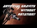 Can we make artificial gravity without a rotation