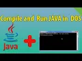 How to Compile and Run Java Program from Command Prompt or DOS in Hindi