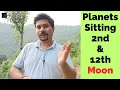 Planets Sitting 2nd house and 12th house from Moon in Vedic Astrology
