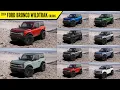 2024 Ford Bronco Wildtrak - All Color Paint Options