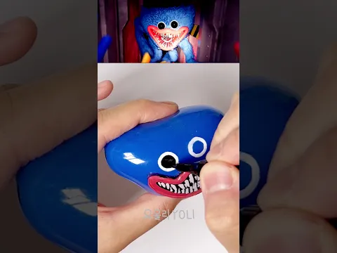 파피 플레이타임 허기워기💙 만들기 파트1 - DIY Poppy Playtime Huggy Wuggy 💙with Nano Tape! part1. #poppyplaytime