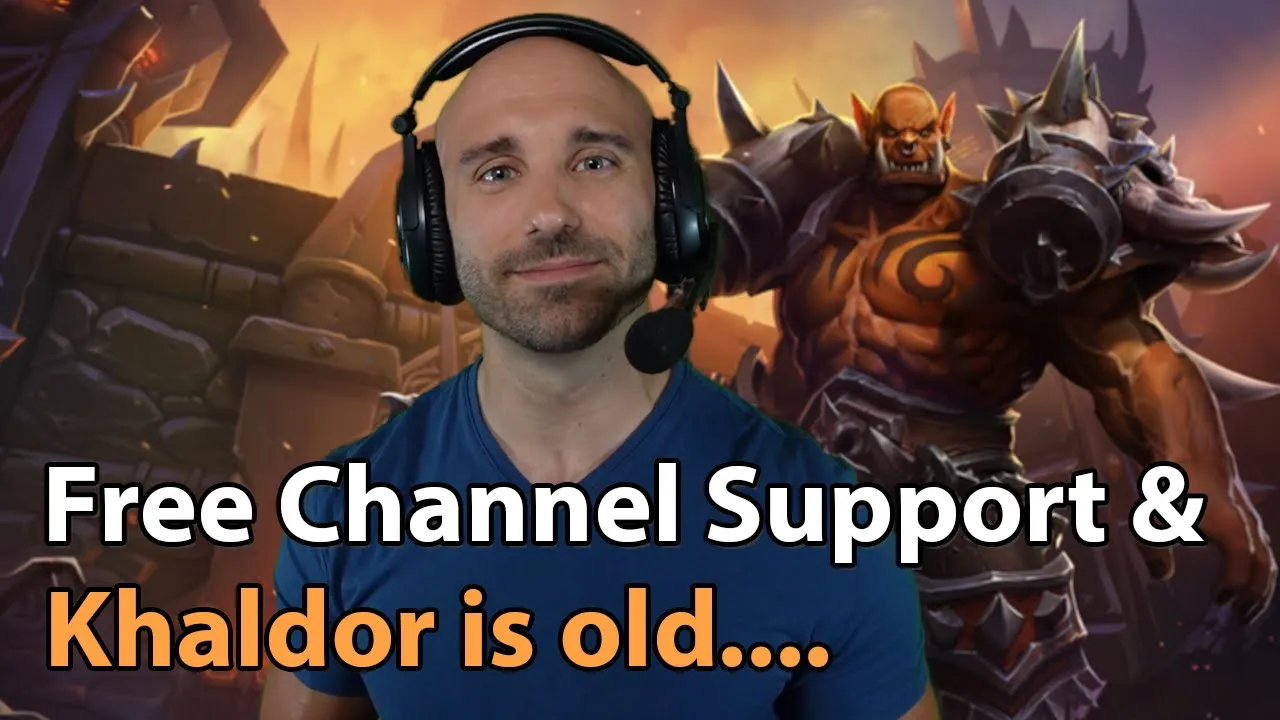 Khaldor officially old, free channel support & tournament news!