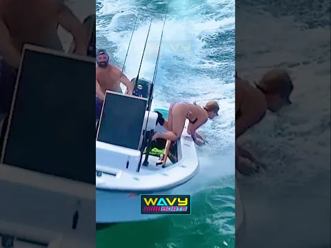 Lady falls overboard at Haulover Inlet | Wavy Boats