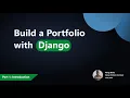 Django 3 Beginner s Step by Step Tutorial Build A Portfolio with Django Part 1