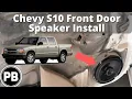 1998 - 2004 Chevy S10 Blazer Jimmy Sonoma Front Door Speaker Install