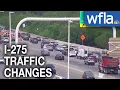 Traffic shift clogs northbound lanes of Howard Frankland during Westshore Interchange overhaul