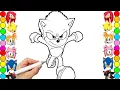Sonic Team Coloring Pages Sonic The Hedgehog Teils Shadow Sonic the Hedgehog compilation 4a9 nice
