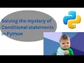 04 If-Else in Python Comparison Operators Logical Operators Mosam-e-Python S1