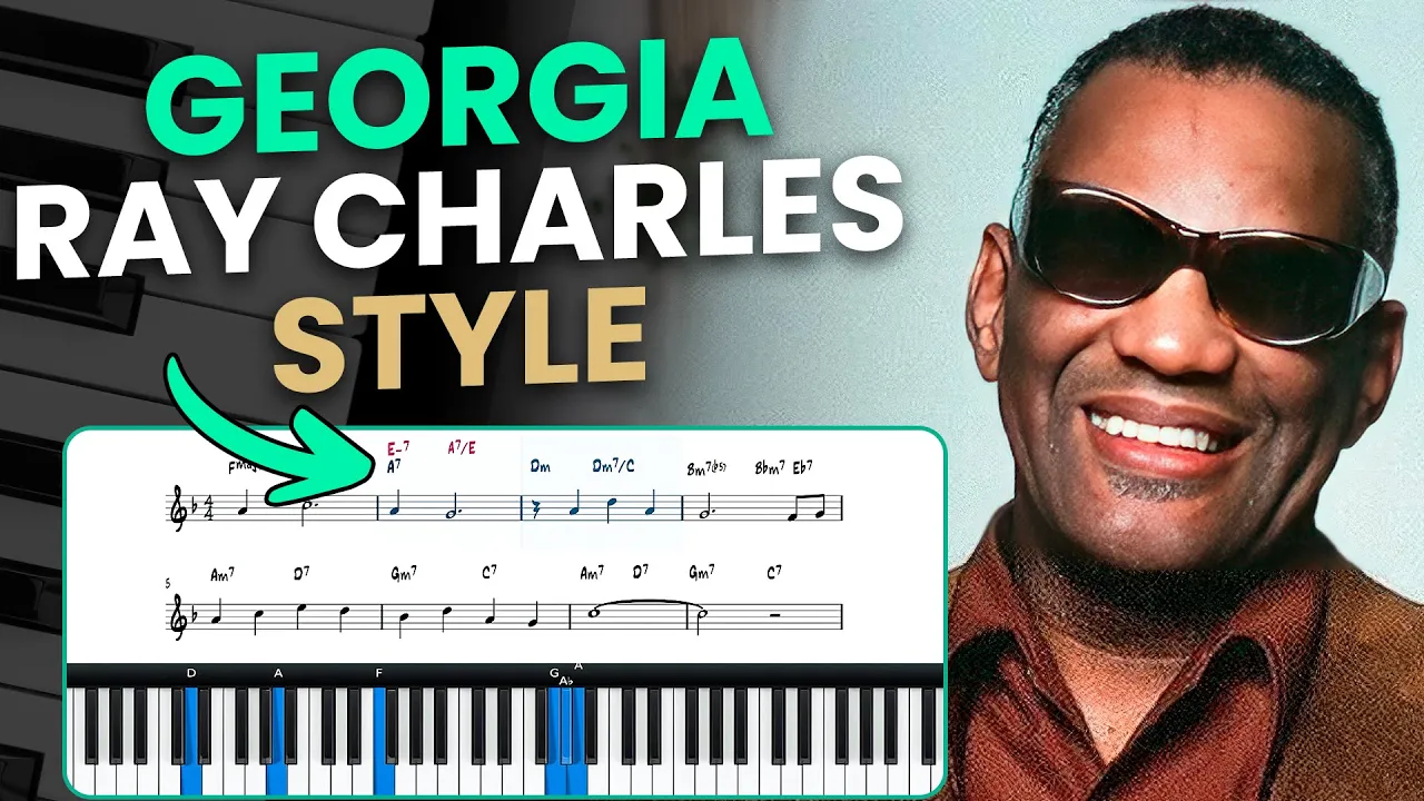 "Georgia On My Mind" Piano Tutorial For Beginners