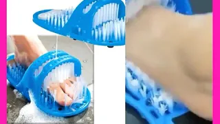 شبشب غسيل القدم ينظف قدميك بسهولة من الرأس إلى أخمص القدم بفضل هيكل كوب الشفط 