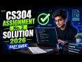 CS304 Assignment 2 Solution CS304 - Object Oriented Programming