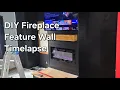Complete DIY Black Shiplap Fireplace Wall Makeover - 4-Minute Time Lapse from Start to Finish