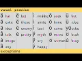 Exceptions to Long and Short Vowel Rules Tricky Vowel Sounds Explained