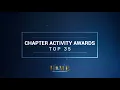 Session One Top 35 Chapter Activity Awards