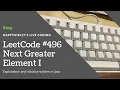 LeetCode 496 Next Greater Element I Explanation and Solution