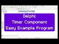 Delphi - Timer Component Example