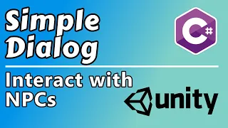 Create A Simple Dialog System for your Games includes script Unity C
