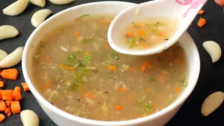 சளி இருமலுக்கு இதமான சிக்கன் சூப்|Homemade healthy chicken soup in tamil. 