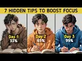 Download Lagu 7 Hidden Study Tips to Boost Focus \u0026 Memory | Science-Backed