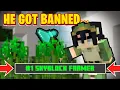 The Farmer Got Banned Wiped Hypixel Skyblock