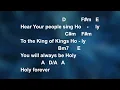 Holy Forever and Chords Congregational key