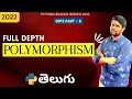 Polymorphism In Python oops concepts Python tutorials