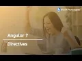 Angular 7 - Directives Besant Technologies