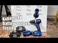 Kobalt 24-Volt Battery Output Testing - What Is The Best Battery To Buy