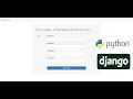 Python Django - Simple Registration and Login Form