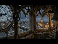 Rainy Night in London 🌧️ Rain Sounds from Inside Big Ben | Sleep, Study and Relax | 3 Hours