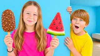 Nastya and Friends Create Tasty Ice Cream for Kids