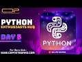 Python Basics Day 5 Dictionary and List - By CDP Network