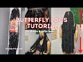 EASY BUTTERFLY LOCS TUTORIAL the best crochet hair for long faux locs