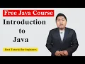 Java Tutorial 1 Introduction to Java Language Free Java Course
