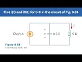 Lagu Practice Prob 8.8 | Find i(t) \u0026 iR(t) for t greater 0 in the circuit of Fig. 8.24 | FEC 4th Edition