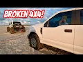 Download Lagu Broken 4x4 Strands This F-250 at the Beach!!